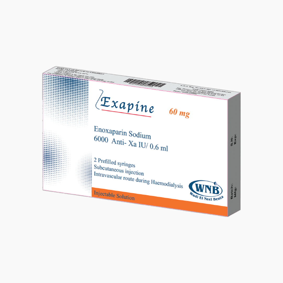 EXAPINE 60MG packaging visual